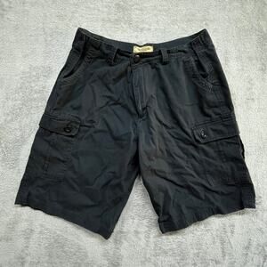 Raw 7 Seven Cargo Shorts Black Size 38‎ Mens